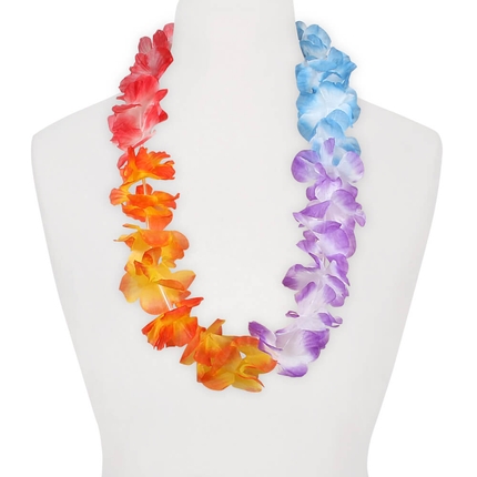 [HK-24] HK-24 Hawaii Blumenkette classic mehrfarbig Länge: ca. 100 cm