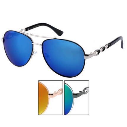 LOOX-105 LOOX Sonnenbrille Long Beach Applikation am Bügel