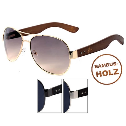 [LOOX-112] LOOX-112 LOOX Sonnenbrille Myanmar Bügel aus Bambusholz