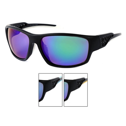 LOOX-119 LOOX Sonnenbrille Milano Sportbrille mit Gitter im Bügel