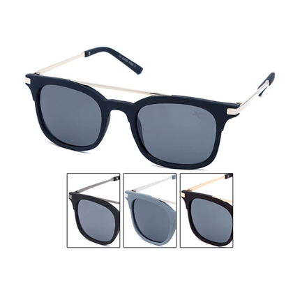 LOOX-148 LOOX Sonnenbrille Sonnenbrillen Capri mit Rubber Touch schwarz silber rosegold