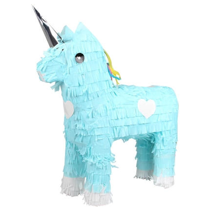 [PIN-13] PIN-13 Befüllbare Pinata Einhorn hellblau