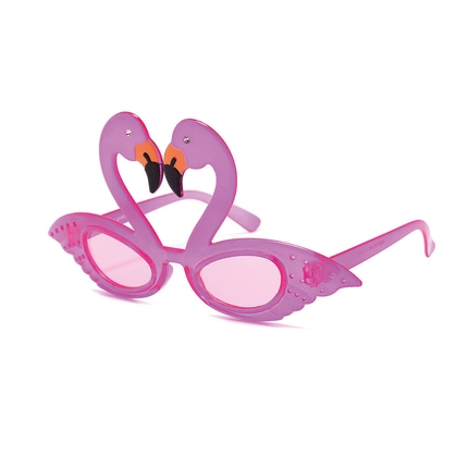 [F-064] F-064 Funbrille Partybrille Flamingo rosa