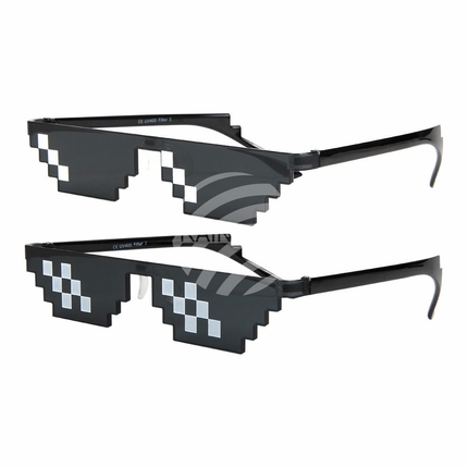 F-065 Funbrille Partybrille Swag Hipster Thug Life schwarz