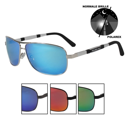 [PAL-002] PAL-002 POLAREX Sonnenbrille Pilotenbrille polarisiert Aluminium Rahmen extra leicht sortiert