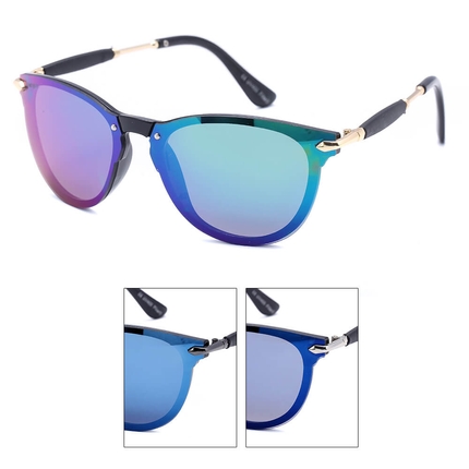 [V-1631] V-1631 VIPER Sonnenbrille Retro Vintage Nerd schwarz