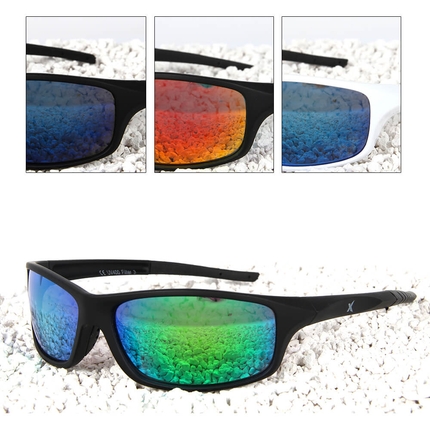 LOOX-168 LOOX Sonnenbrille Designbrille Flachglas Jamaica Rubber Touch gummiert sortiert