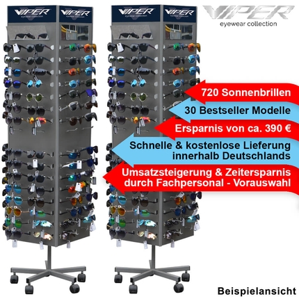 [VD-03] VD-03 2 x Ständer inkl. 720 Sonnenbrillen (30 Modelle)