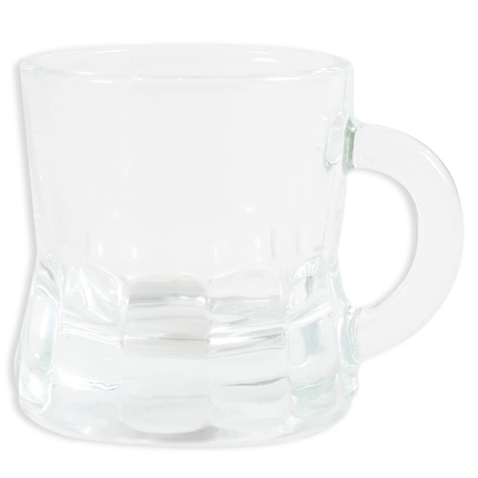 [SG-10] SG-10 Glas Pinnchen Schnapsglas 2cl Party klein transparent mit Griff Henkel