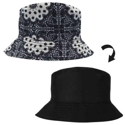 [SOH-003] SOH-003 Bucket Hat Wendehut Fischerhut Anglerhut Motiv: Paisley