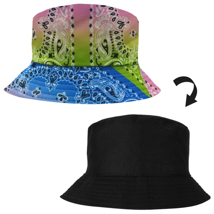 [SOH-007] SOH-007 Bucket Hat Wendehut Fischerhut Anglerhut Motiv: Paisley
