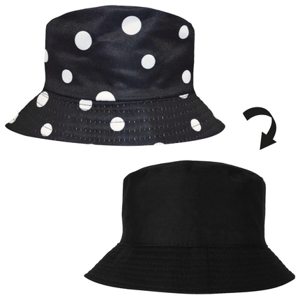 [SOH-014] SOH-014 Bucket Hat Wendehut Fischerhut Anglerhut Motiv: Gepunktet