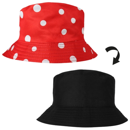 [SOH-015] SOH-015 Bucket Hat Wendehut Fischerhut Anglerhut Motiv: Gepunktet