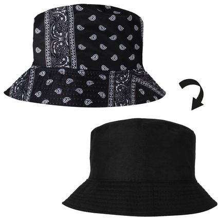 [SOH-022] SOH-022 Bucket Hat Wendehut Fischerhut Anglerhut Motiv: Paisley