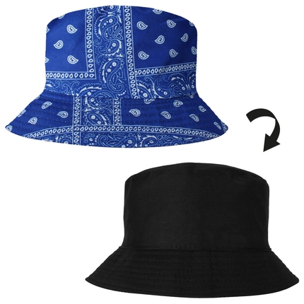 [SOH-023] SOH-023 Bucket Hat Wendehut Fischerhut Anglerhut Motiv: Paisley