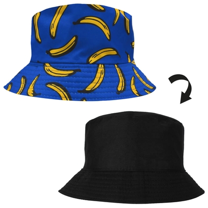 SOH-026 Bucket Hat Wendehut Fischerhut Anglerhut Motiv: Banana