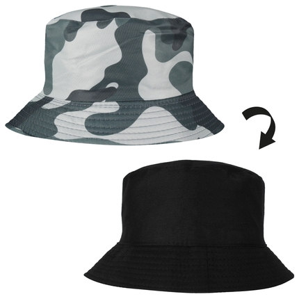 [SOH-035] SOH-035 Bucket Hat Wendehut Fischerhut Anglerhut Motiv: camouflage