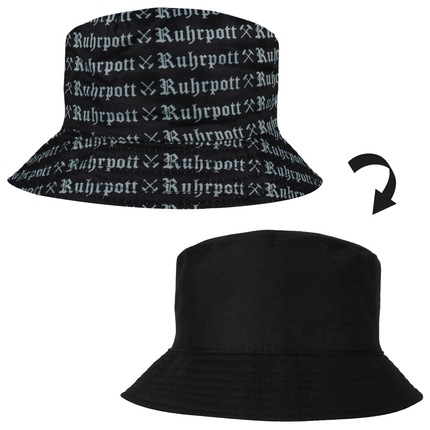 [SOH-038] SOH-038 Bucket Hat Wendehut Fischerhut Anglerhut Motiv: Ruhrpott