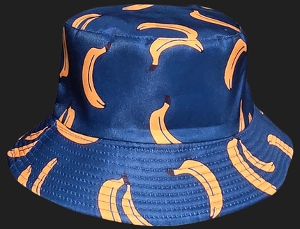 [SOH-064] SOH-064 Bucket Hat Wendehut Fischerhut Anglerhut Motiv: Banane