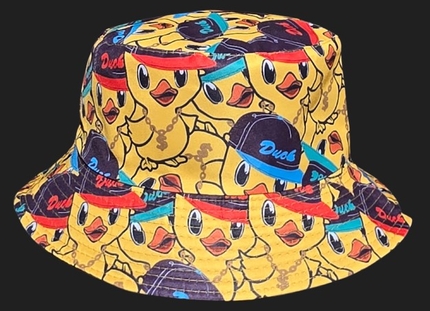 [SOH-067] SOH-067 Bucket Hat Wendehut Fischerhut Anglerhut Motiv: Duck