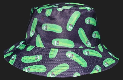 [SOH-079] SOH-079 Bucket Hat Wendehut Fischerhut Anglerhut Motiv: Gurke