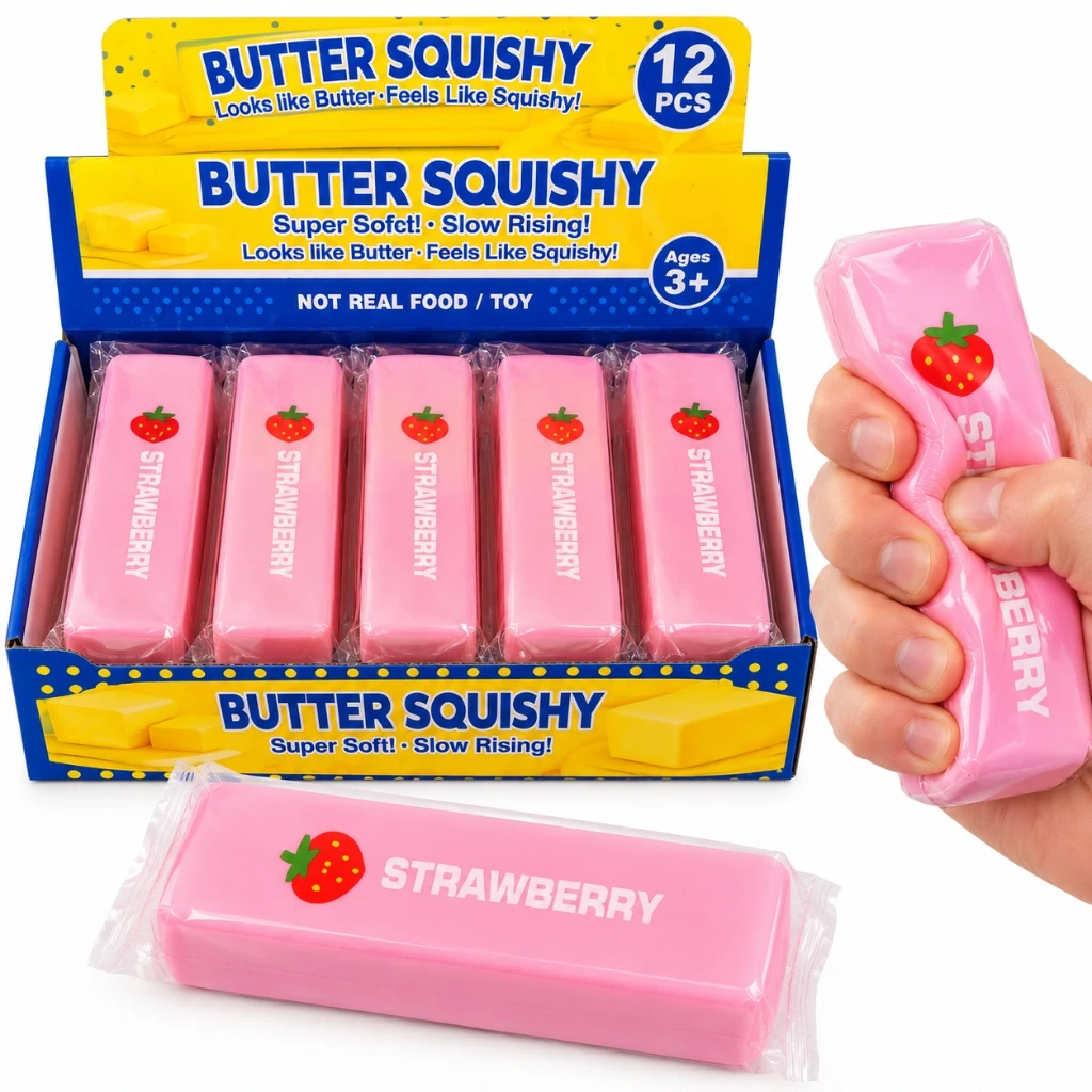 [SQD-109 pink , SQD-156S] SQD-109 pink Squishy Butter pink Erdbeere