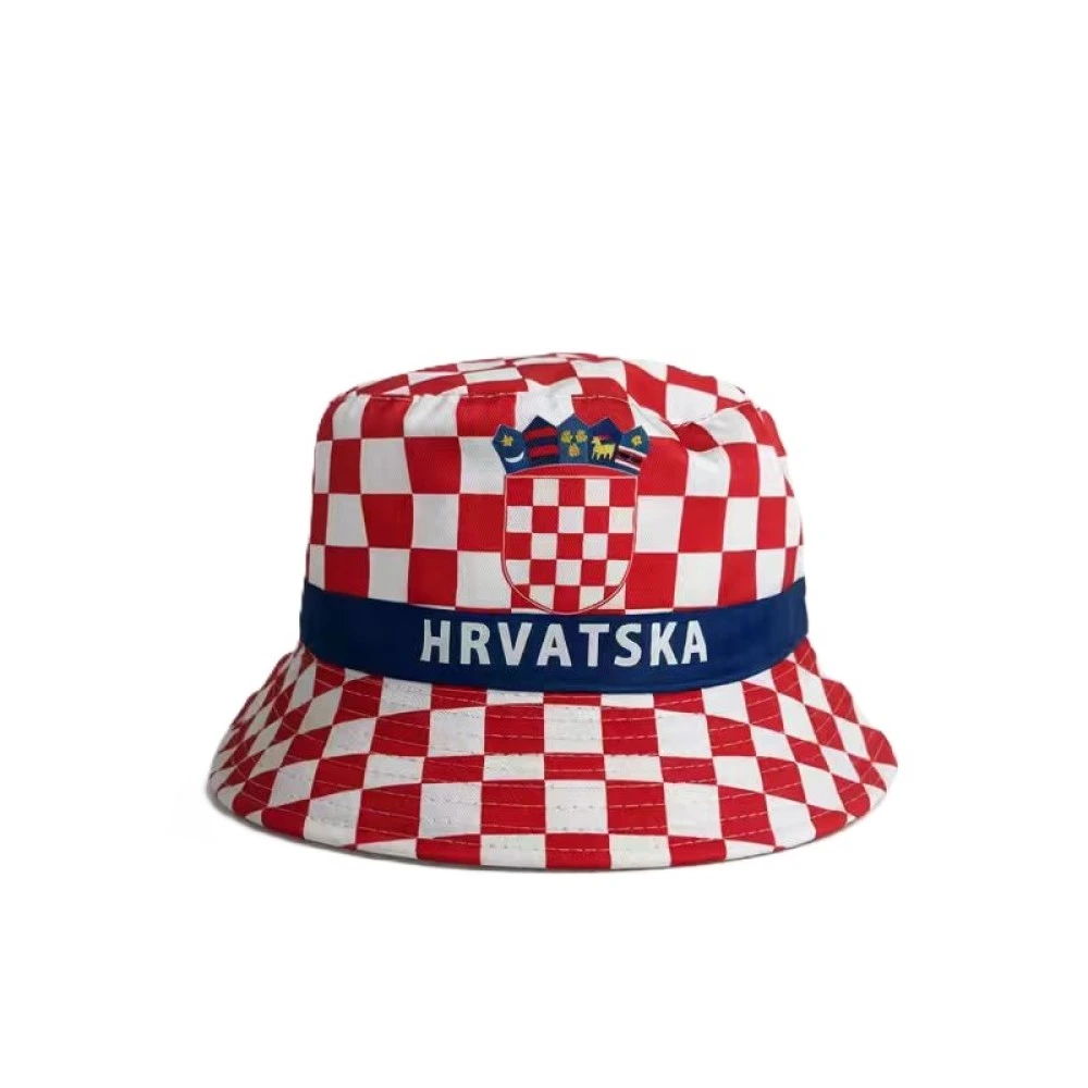 [SOH-206] SOH-206 Bucket Hat Wendehut Fischerhut Anglerhut Motiv: Kroatien