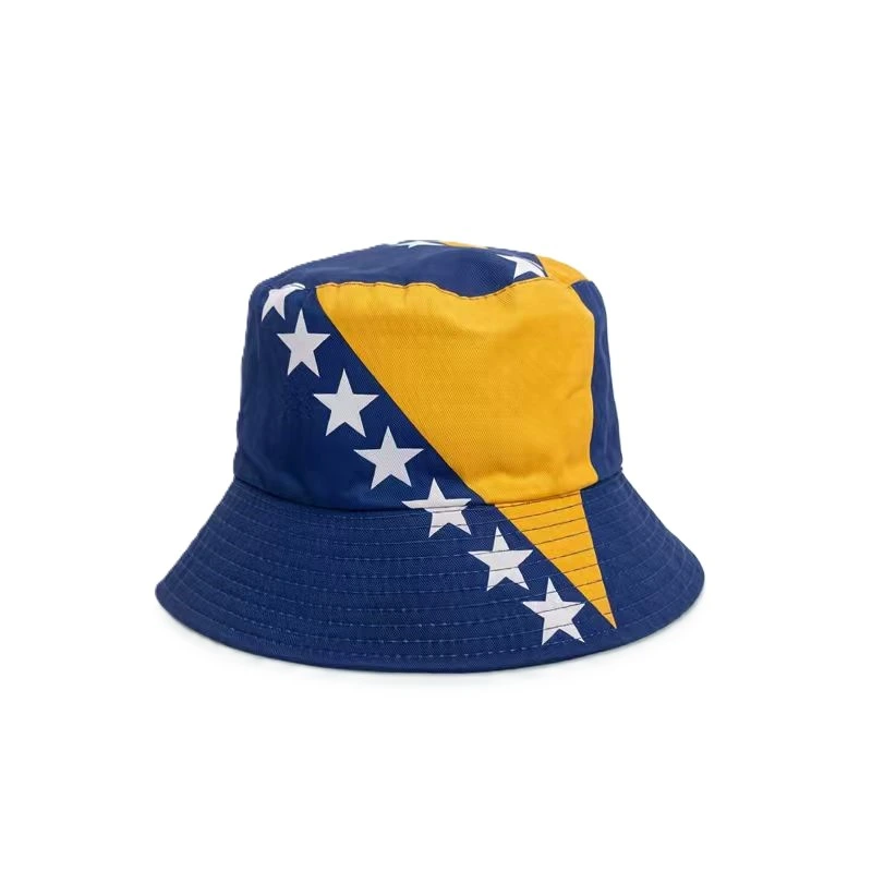 [SOH-204] SOH-206 Bucket Hat Wendehut Fischerhut Anglerhut Motiv: Bosnien