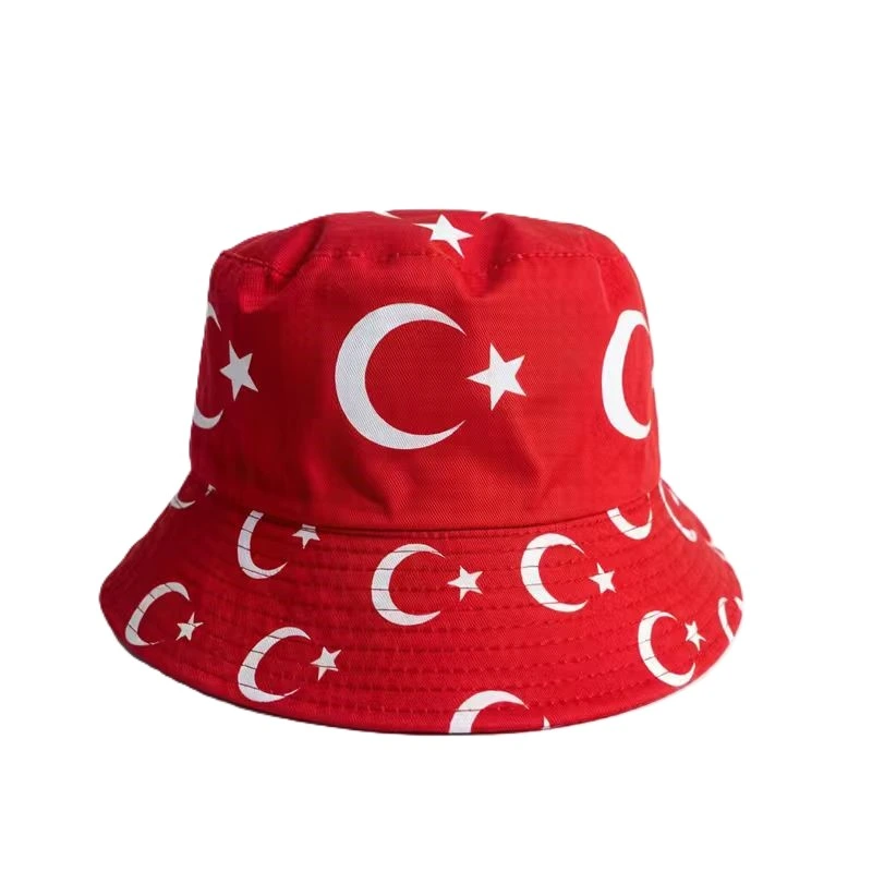 [SOH-205] SOH-205 Bucket Hat Wendehut Fischerhut Anglerhut Motiv: Türkei
