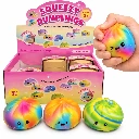 SQD-142 Dumpling Squishy – 12 Stück mit Farbverlauf & verschiedenen Gesichtern