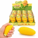 Corn Squishy – Mais Anti-Stress-Spielzeug mit Crunchy-Füllung & Kokosöl | 12er Display