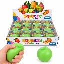 SQD-181 Grüner Apfel-Squishy mit Crunchy-Effekt – 12 Stück im Display