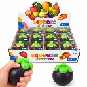 SQD-186 Squishy Mangosteen mit Crunchy-Effekt – 12 Stück
