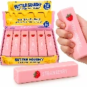 SQD-160S XXL Strawberry Butter Squishy – Memory-Schaum – Rosa – ca. 22 cm – 12er Display