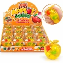 SQD-218 Squishy Apfel mit Früchten – Vaseline gefüllt – 12 Stück im Display