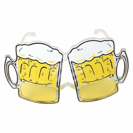 [F-001] F-001 Fun Party Brille Form: Biergläser Farbe: klar