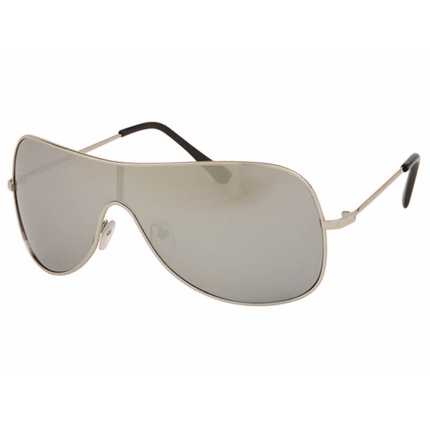 [V-1038] V-1038 VIPER Damen und Herren Sonnenbrille Form: Retro Design Farbe: silber