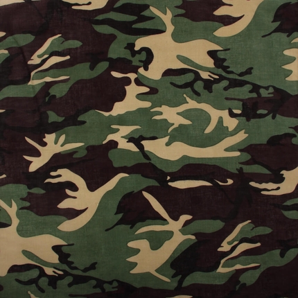 [BA-014] BA-014 Bandana Kopftuch Halstuch Design: Camouflage Farbe: gelb