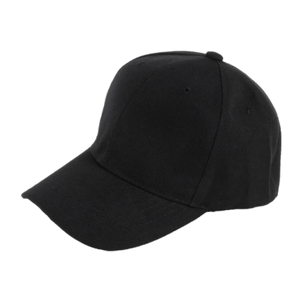 [CAP-60] CAP-60 Baseball Cap, Basecap Motiv: unifarben Farbe: schwarz