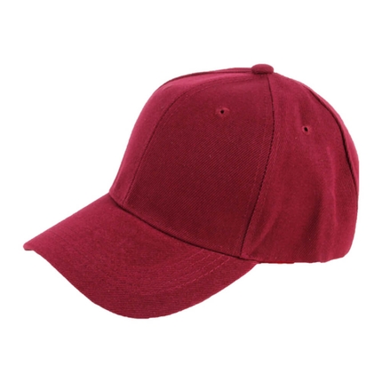 [CAP-64] CAP-64 Baseball Cap, Basecap Motiv: unifarben Farbe: bordeaux