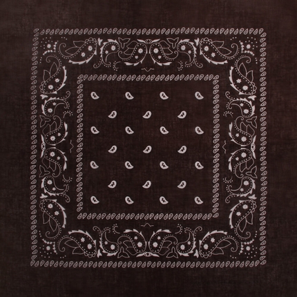 [BA-071] BA-071 Bandana Kopftuch Halstuch Design: Paisley Farbe: braun