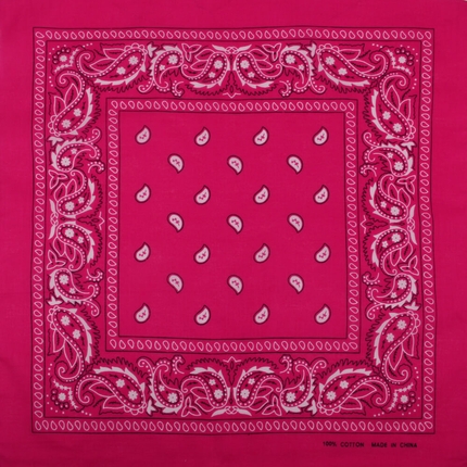 [BA-093] BA-093 Bandana Kopftuch Halstuch Design: Paisley Farbe: pink