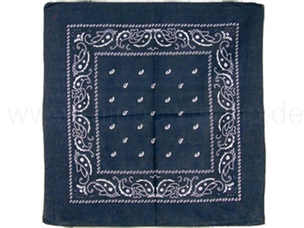 [BA-097] BA-097 Bandana Kopftuch Halstuch Design: Paisley Farbe: navy blau
