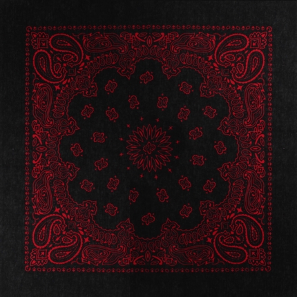 [BA-208] BA-208 Bandana Kopftuch Halstuch Design: Paisley Farbe: schwarz