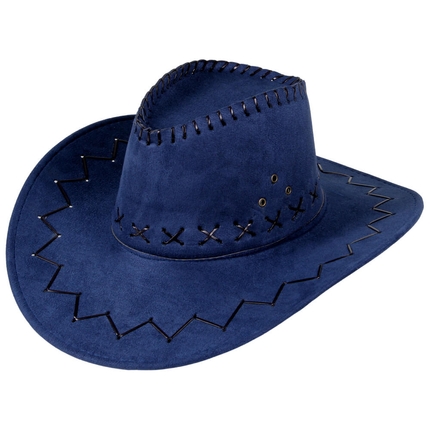 [CW-19] CW-19 Cowboyhut Design: Zick Zack Muster Farbe: dunkelblau