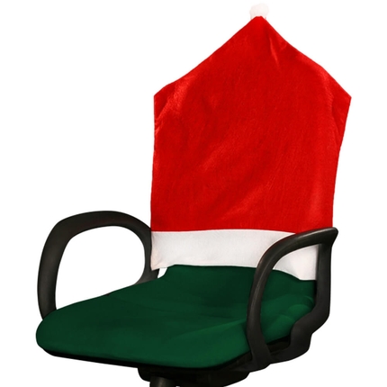 [WH-69] WH-69 Stuhlhusse im Weihnachtsmützendesign